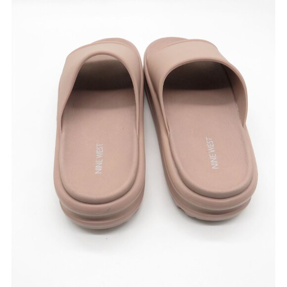 Nine West Women's Light Natural Sandals Cushioned Textured Outsoles Size 10 NEW - Picture 3 of 6